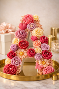 Personalized Flower Candle Bouquet | Custom Gift